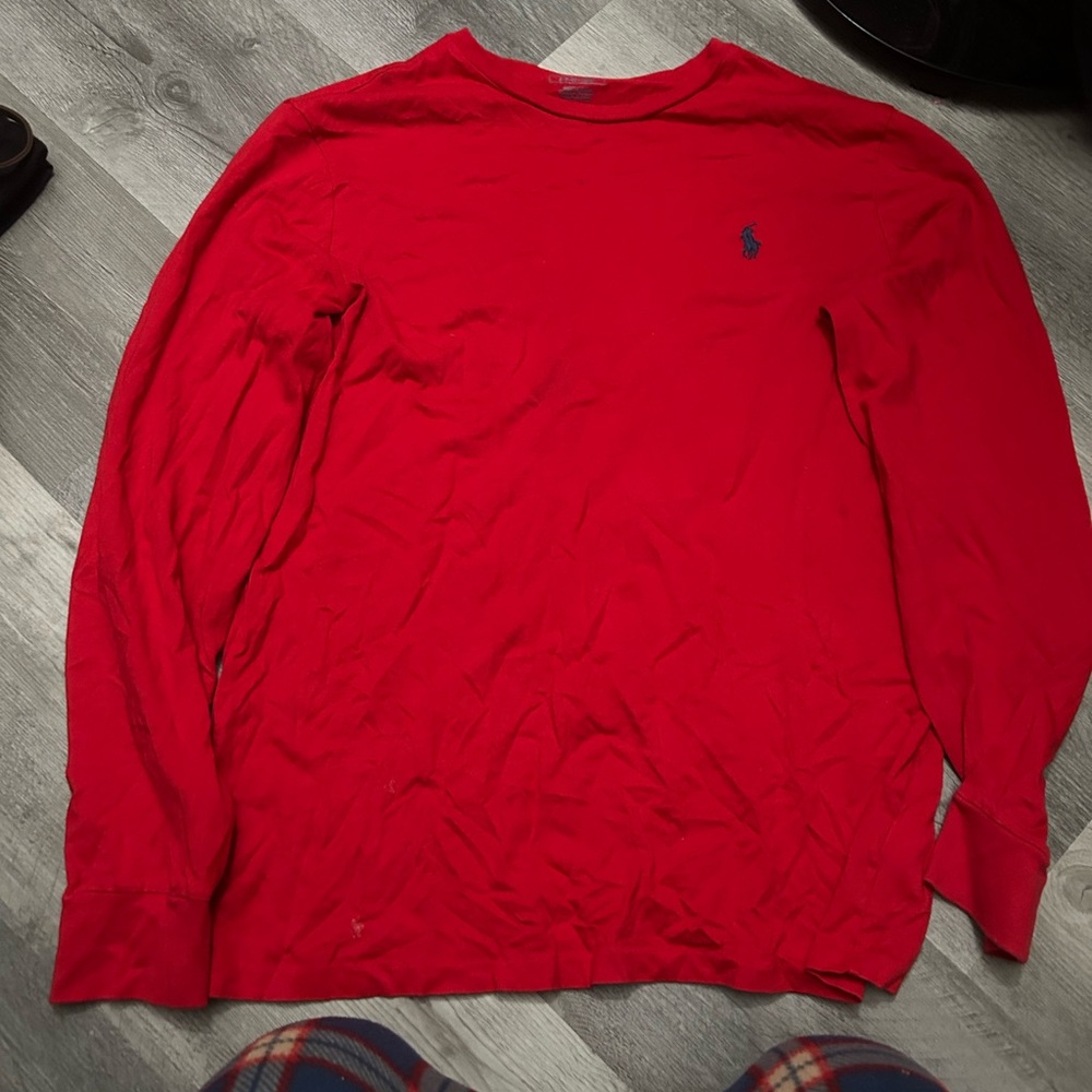 Long sleeve polo shirt